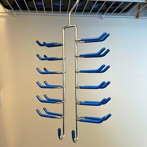 Belt, tie and accessories rack.